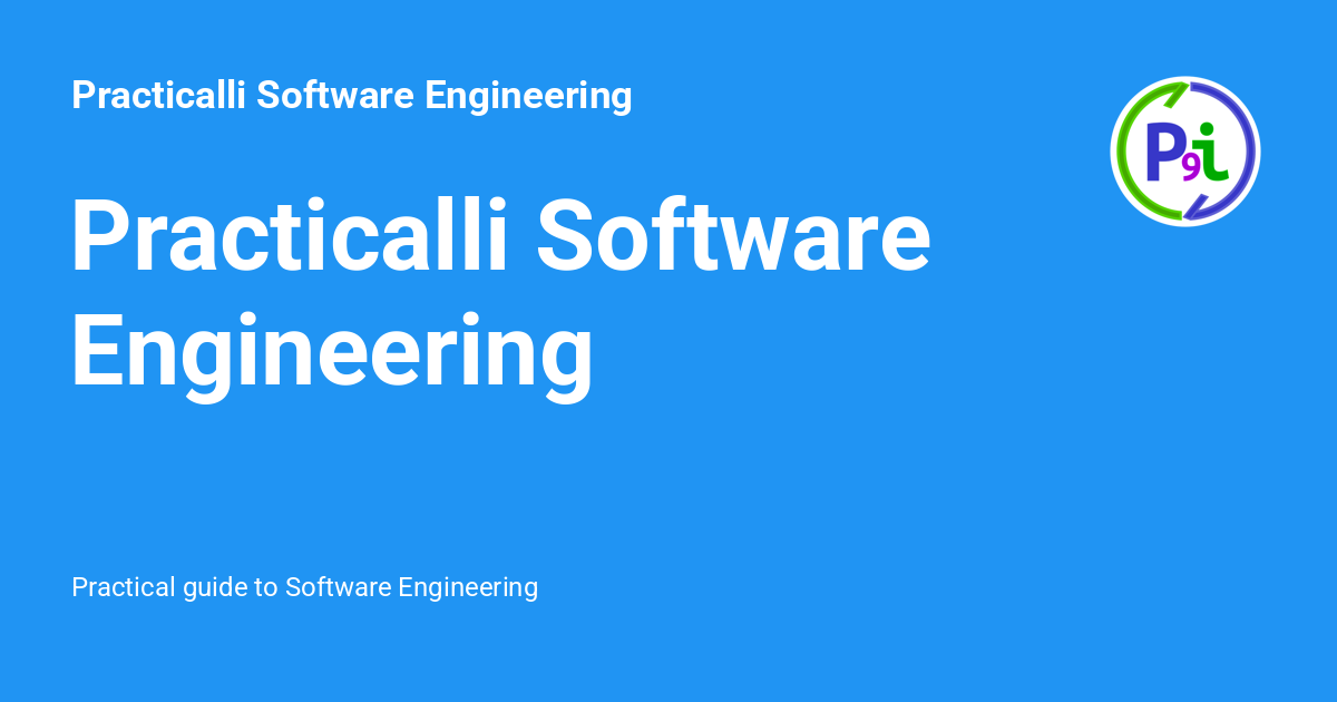 Practicalli Software Engineering - Practicalli Software Engineering